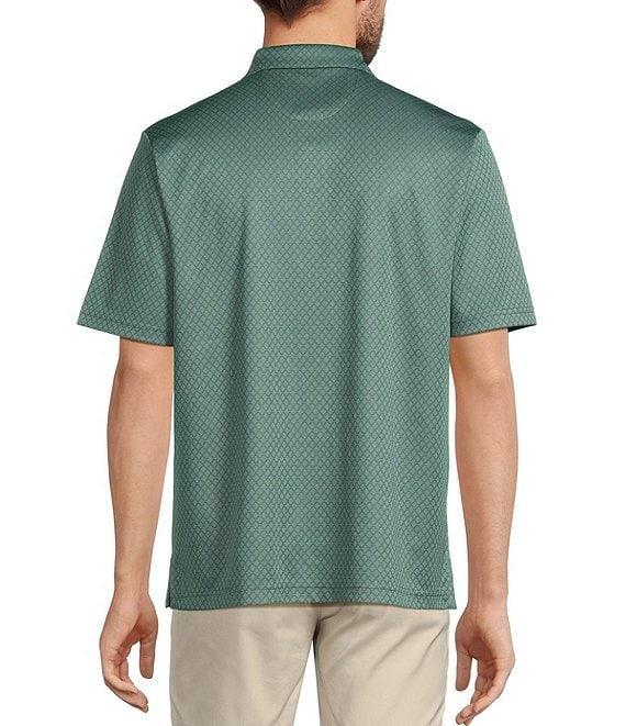 Roundtree & Yorke Performance Diamond Jacquard Polo Shirt Product Image
