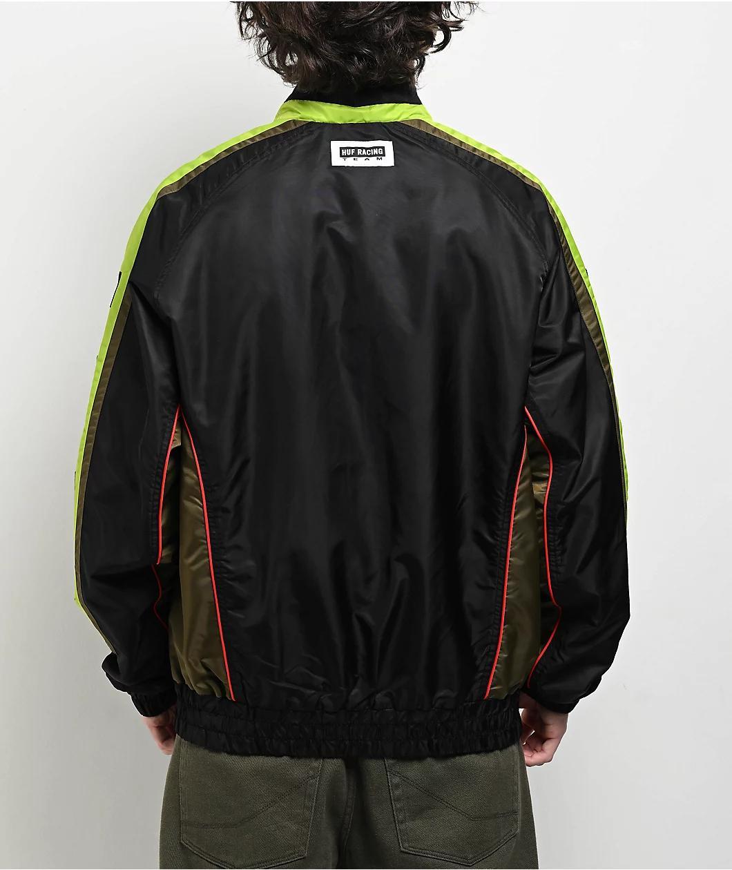 HUF Moto Black & Green Jacket Product Image