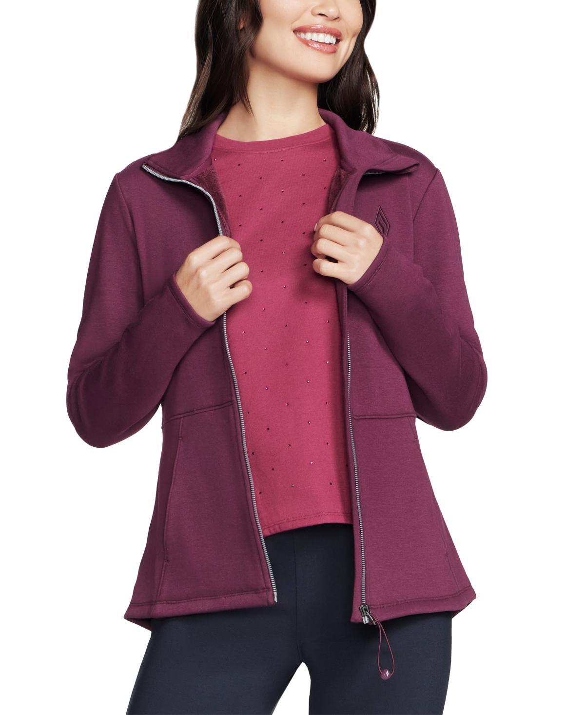 Skechers Womens Go Snuggle Full Zip Jacket Product Image
