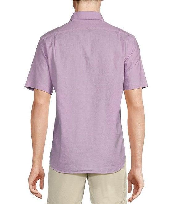 Cremieux Blue Label Solid Lightweight Oxford Short Sleeve Woven Shirt Product Image