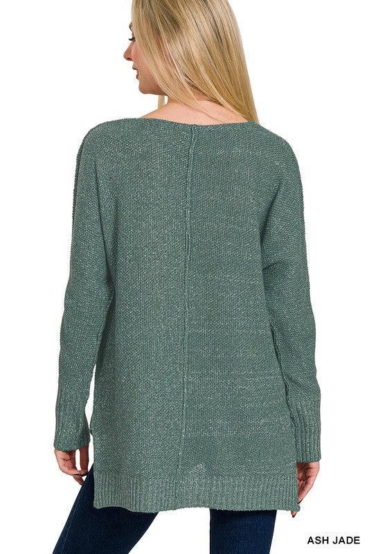 Centered Pullover - Ash Jade Product Image
