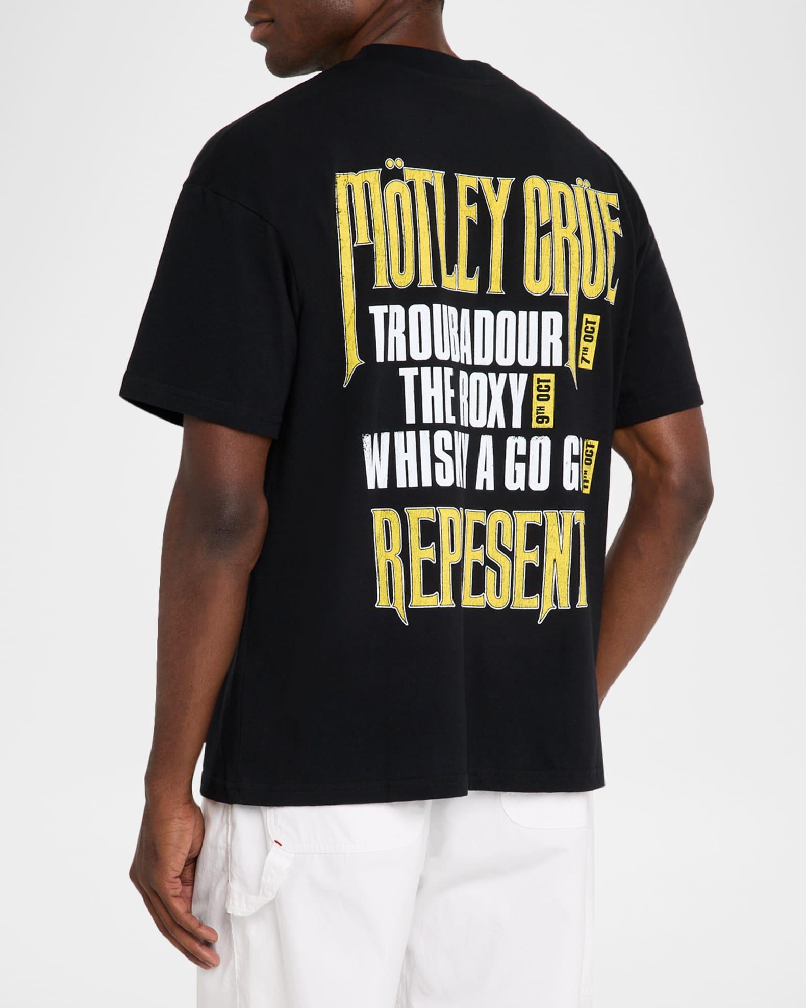 x Motley Crue Men's Bomber Girl Graphic Band T-Shirt Product Image