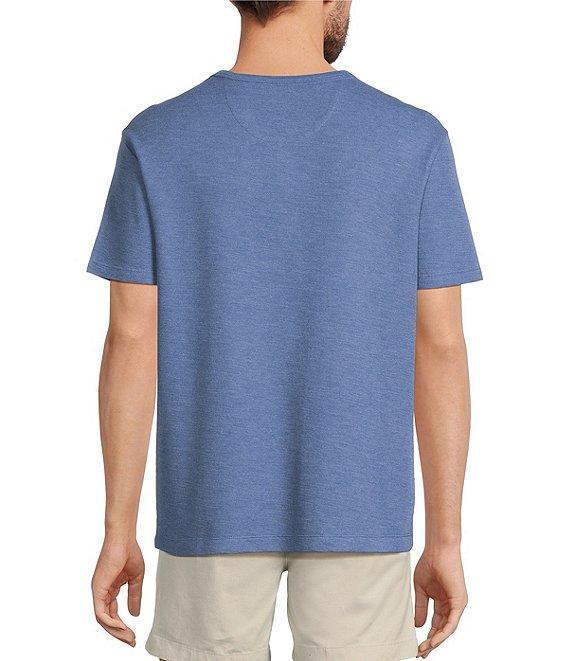 Roundtree & Yorke Short Sleeve Solid Henley Shirt Product Image