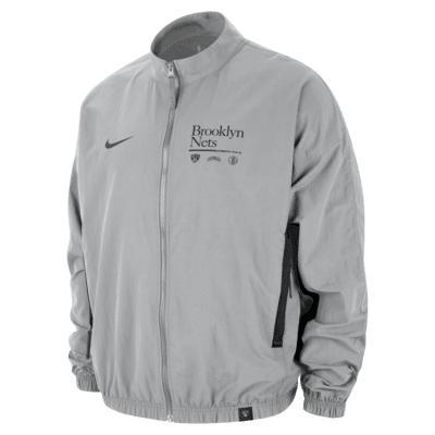 Brooklyn Nets DNA Courtside Men's Nike NBA Woven Graphic Jacket Product Image