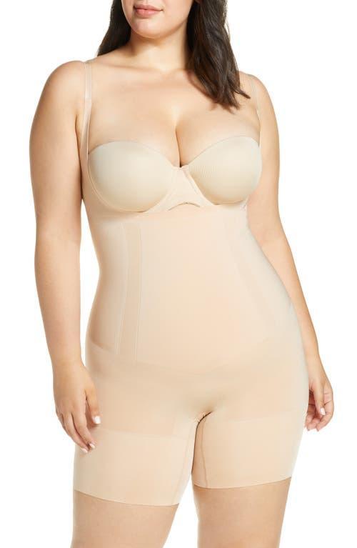 Spanx OnCore Open-Bust Mid-Thigh Bodysuit Product Image