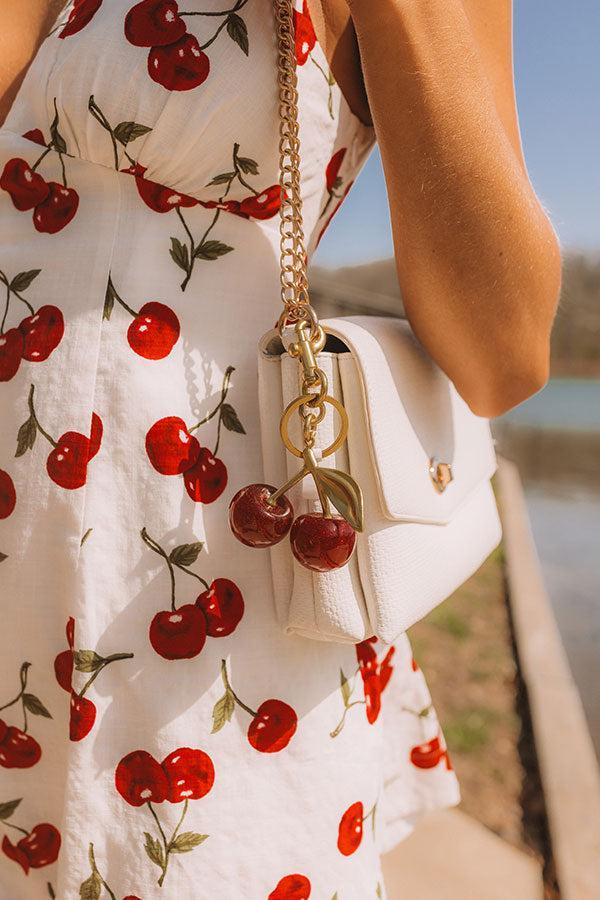 Merci Mon Cherry Key Chain Product Image