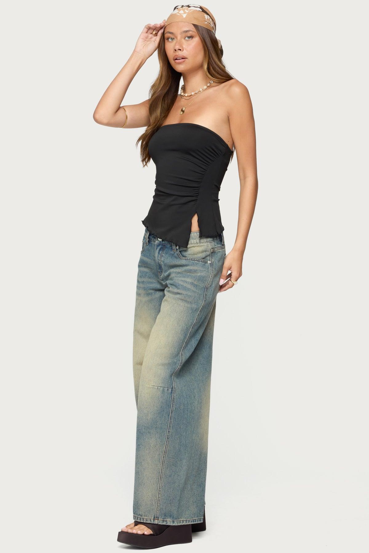 Belinda Asymmetric Tube Top Product Image