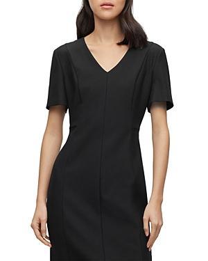 Womens Slim-Fit Business Dress With Full Rear Zip Product Image