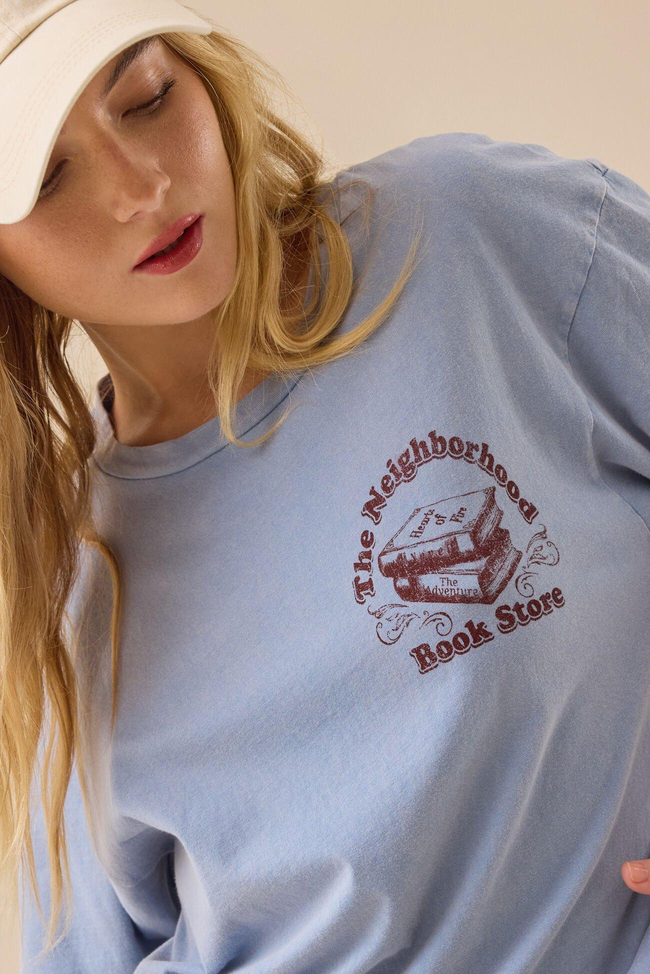 Neighborhood Book Store Oversized Tee Product Image