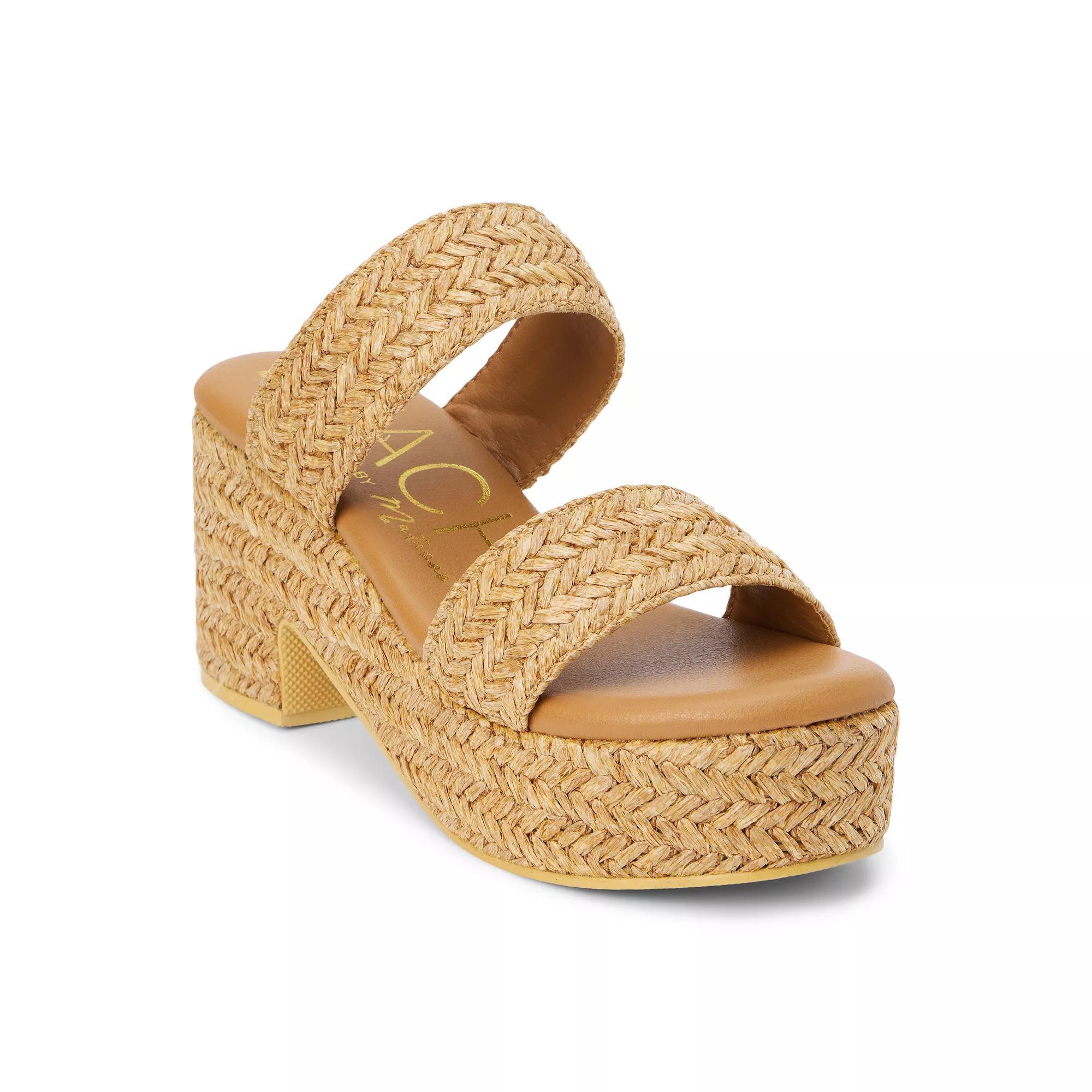 Beach by Matisse Ocean Ave Women's Platform Sandals, Size: 7, Camel Product Image