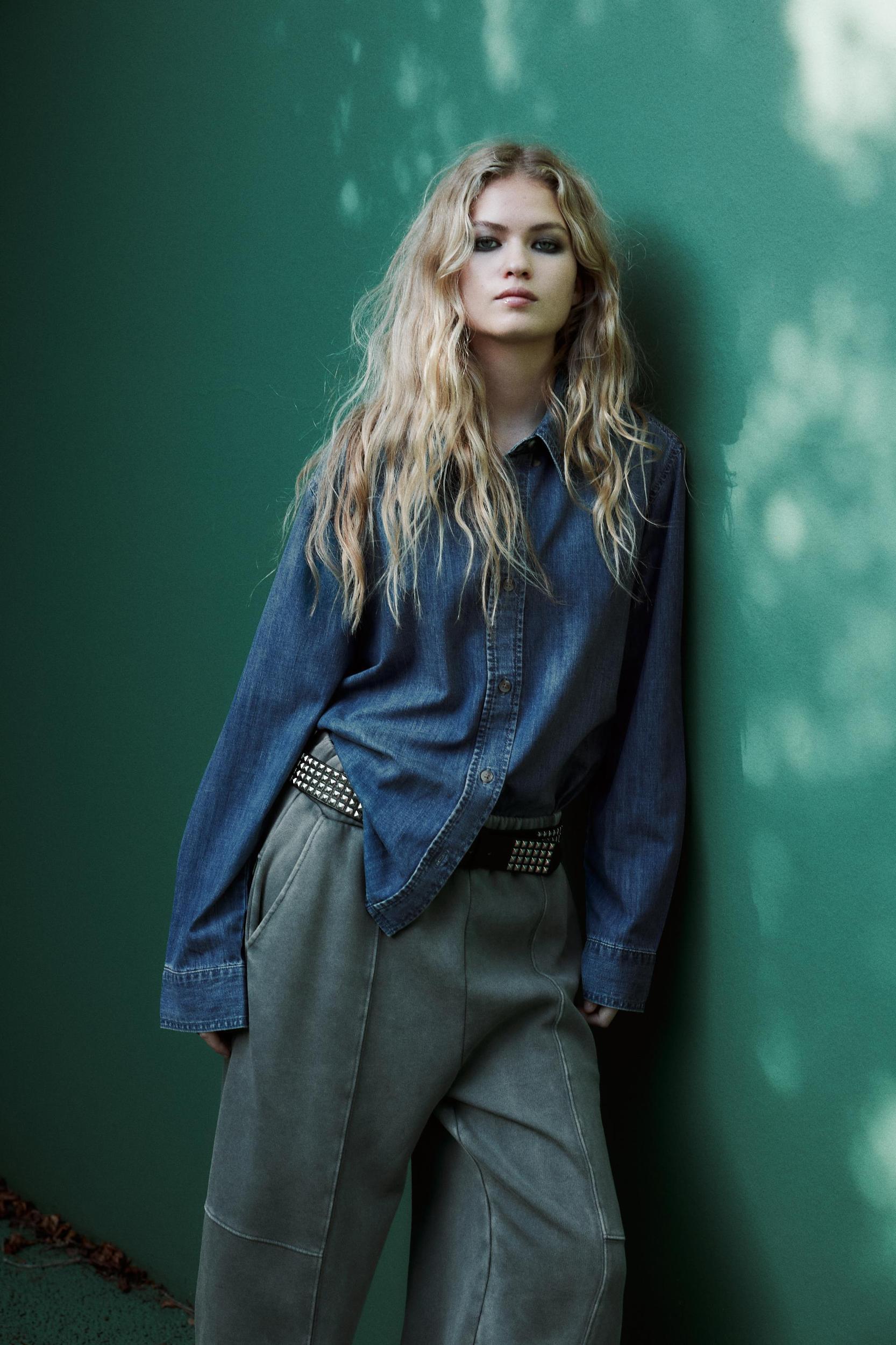 DENIM SHIRT TRF Product Image