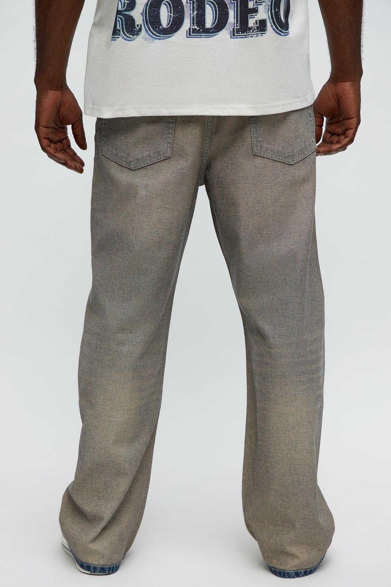Outside Looking In Baggy Jeans - Grey Male Product Image
