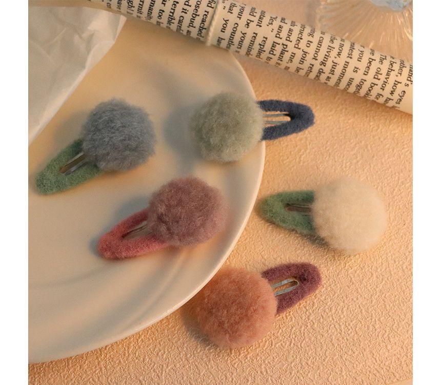 Faux Fur Hair Clip Product Image