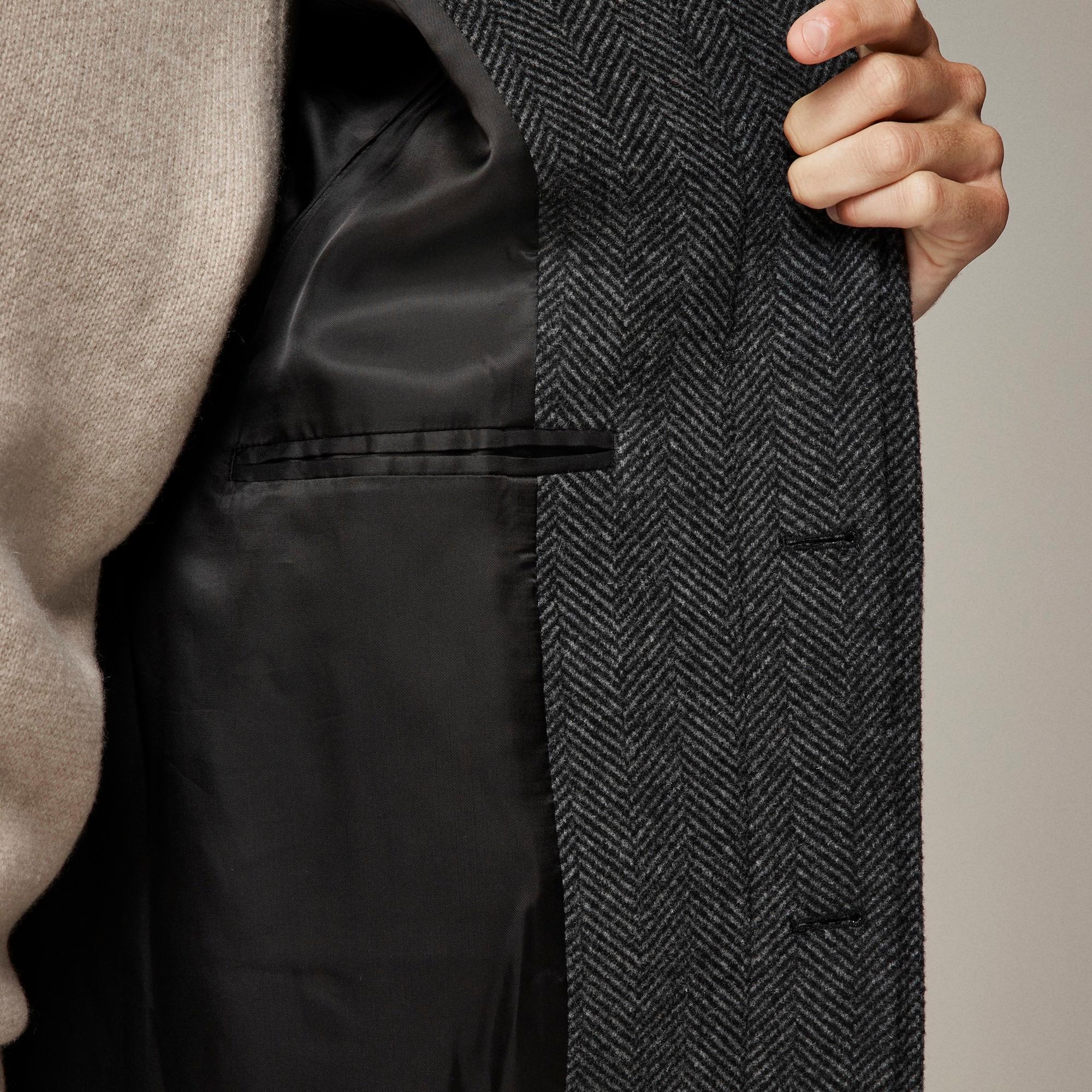 Rivington car coat in wool-blend herringbone Product Image