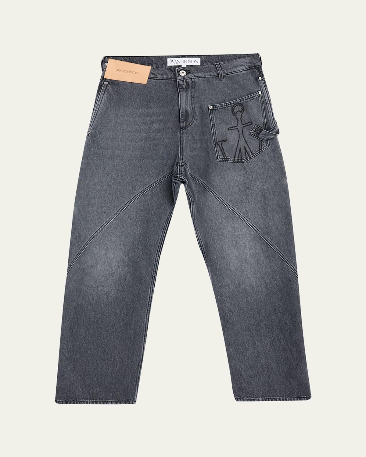 Mens Twisted Workwear Jeans Product Image