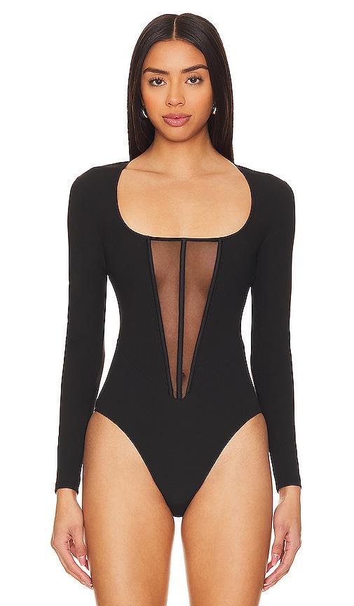 fleur du mal Long Sleeve Jersey Bodysuit Product Image