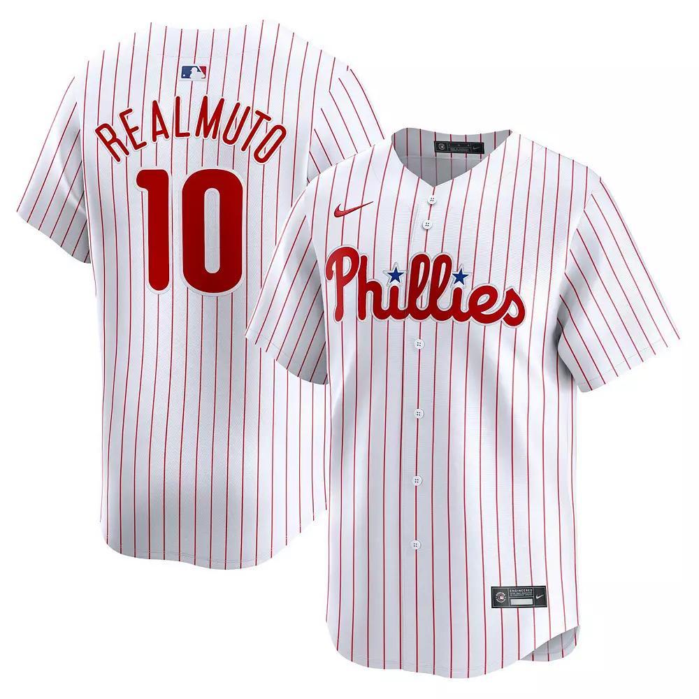 Men's Nike J.T. Realmuto White Philadelphia Phillies Home Limited Player Jersey, Size: Large Product Image
