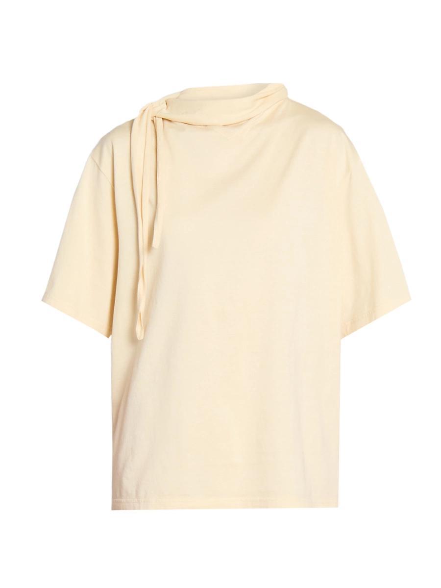 Womens Foulard Cotton T-Shirt Product Image