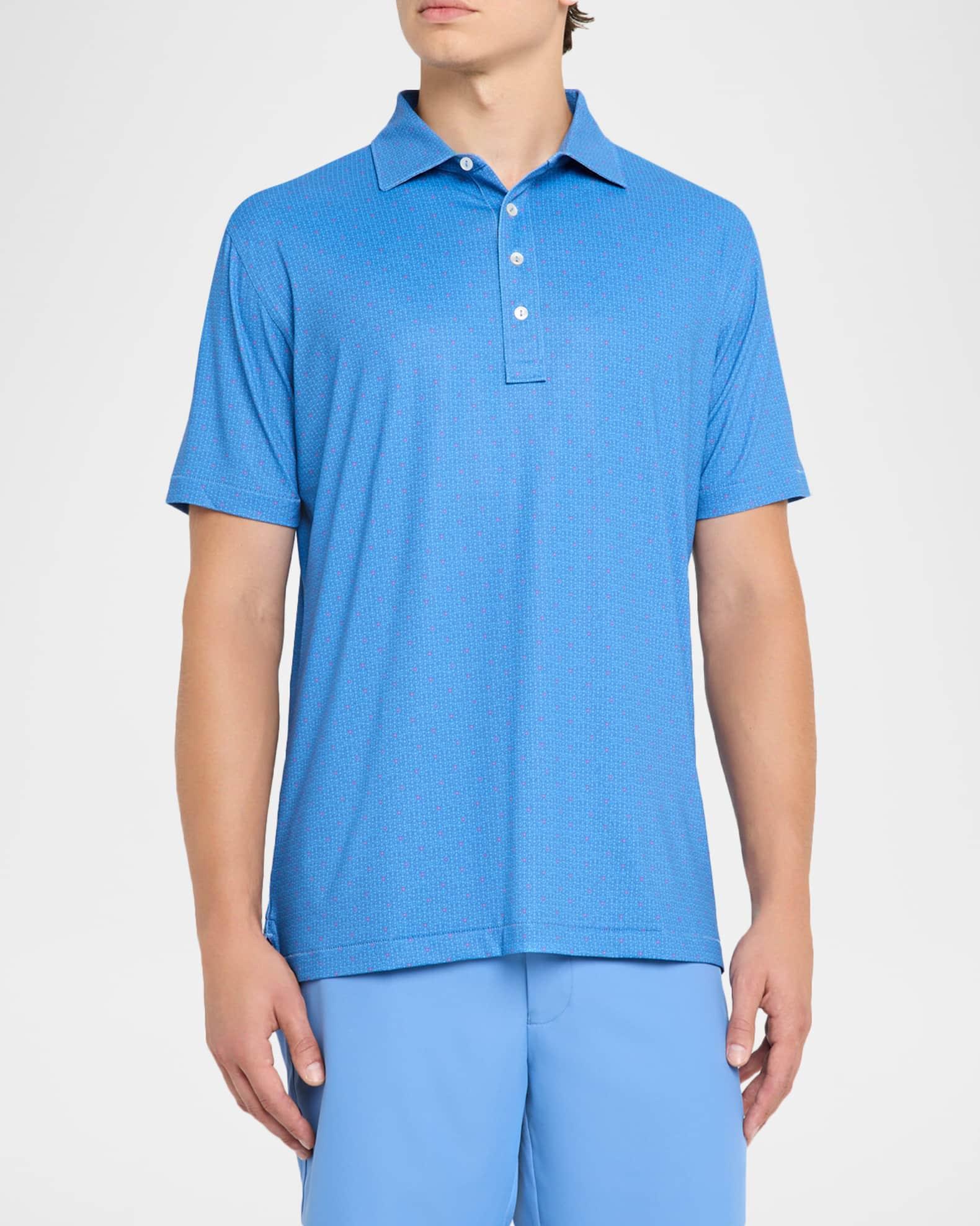 Men's Due North Performance Jersey Polo with Signature Kelly Collar Product Image