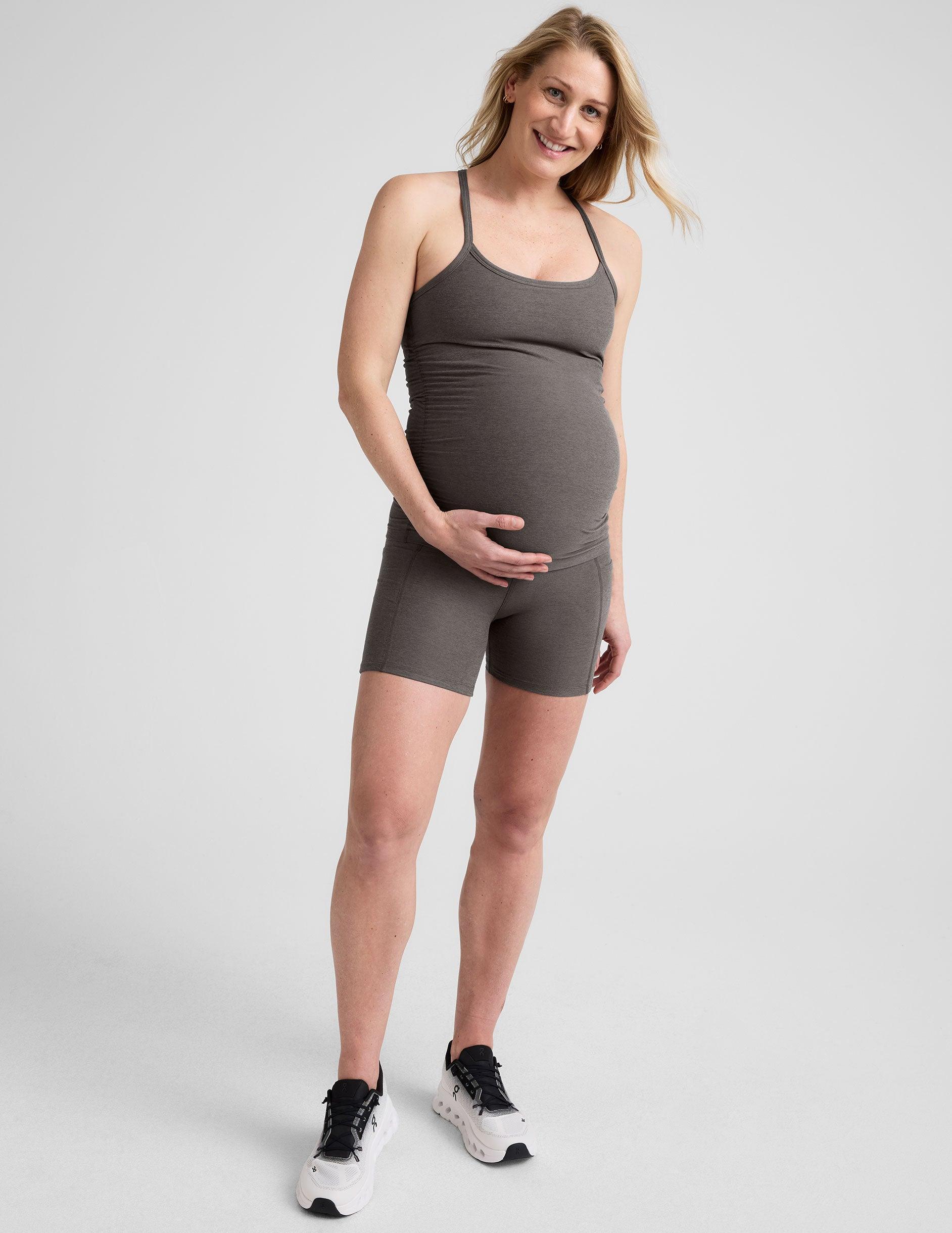 Spacedye Keep Pace 5" Maternity Pocket Biker Short Product Image