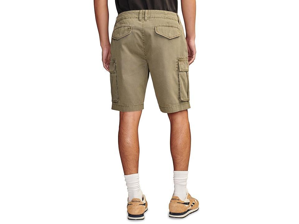 Lucky Brand 9 Stretch Twill Flat Front Embroidered Short Peace Sign Emb) Men's Shorts Product Image