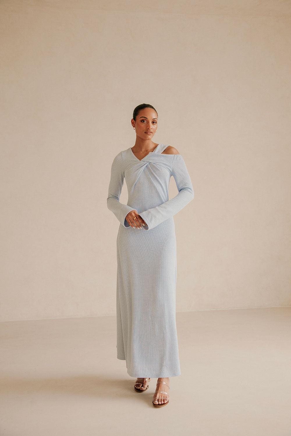 Nyla Dress - Blue Product Image