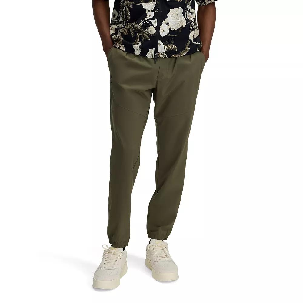 Men's Under Armour Vibe Woven Joggers, Size: Medium, Marine Od Green Product Image