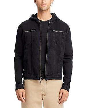 John Varvatos Star Usa Hooded Zip-Front Knit Jacket Product Image