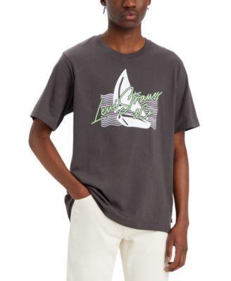 Men's Levi's® Relaxed-Fit Short-Sleeve Graphic Tee, Size: Large, Floral Black Product Image