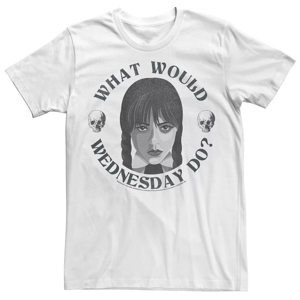Men's Wednesday What Would Wednesday Do Tee, Size: Large, White Product Image