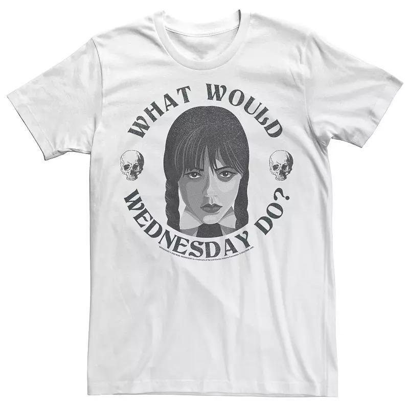 Men's Wednesday What Would Wednesday Do Tee, Size: Large, White Product Image