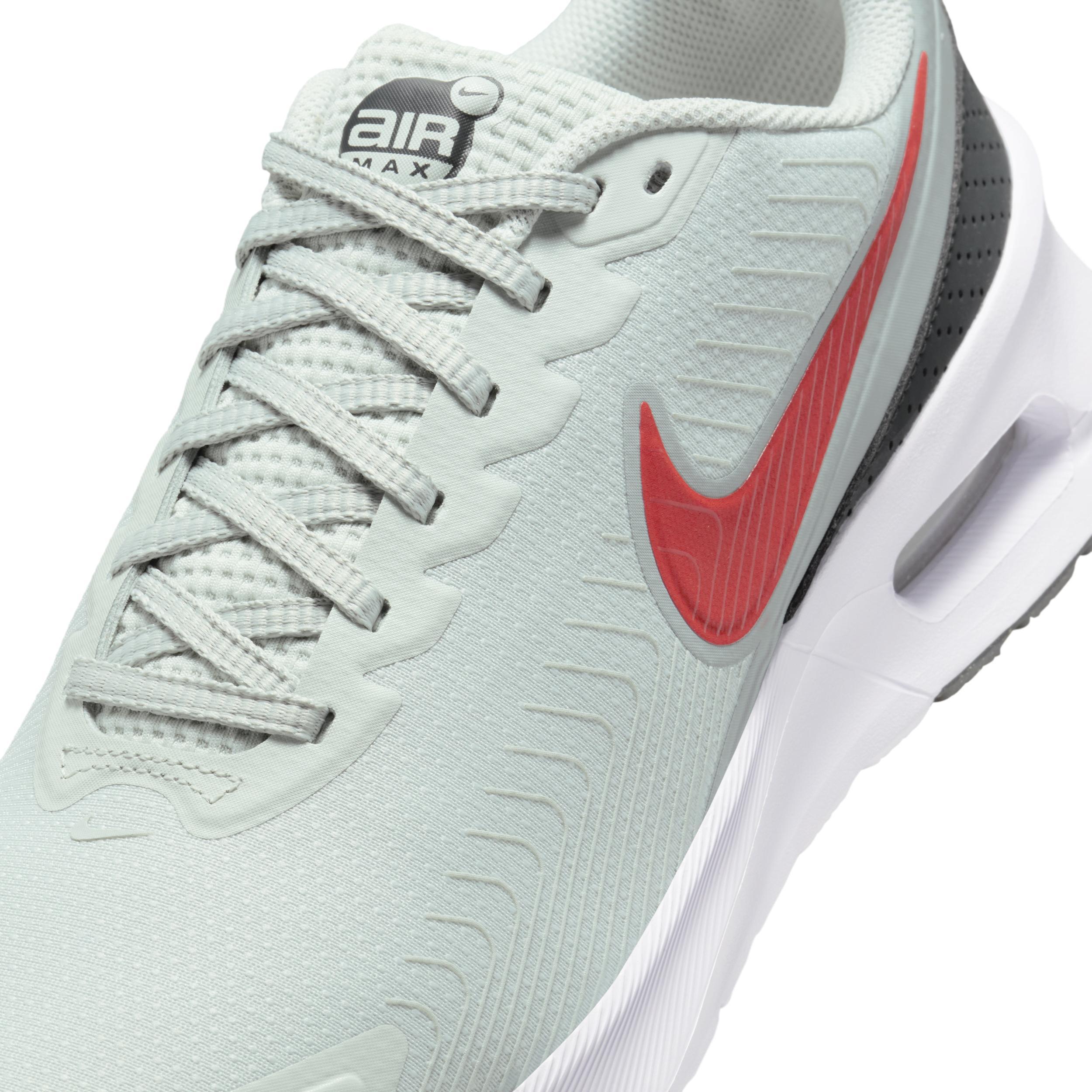 Nike Air Max Nuaxis Men's Running Shoes, Size: 14, Light Silver Red Product Image