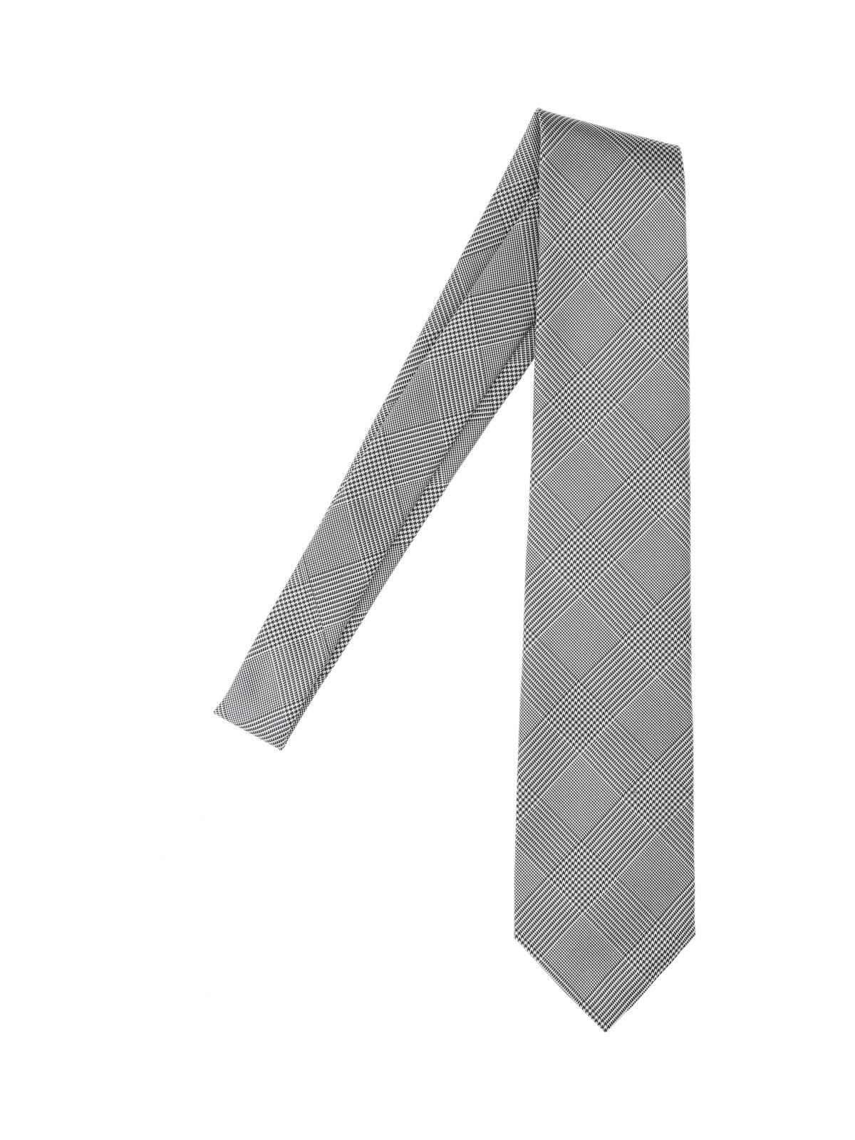 TOM FORD Houndstooth Tie In Black Product Image