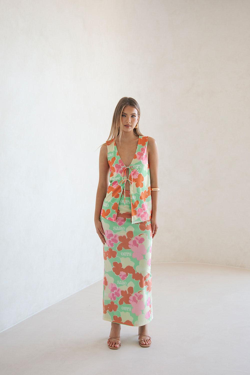Addie Top - Misty Floral Product Image