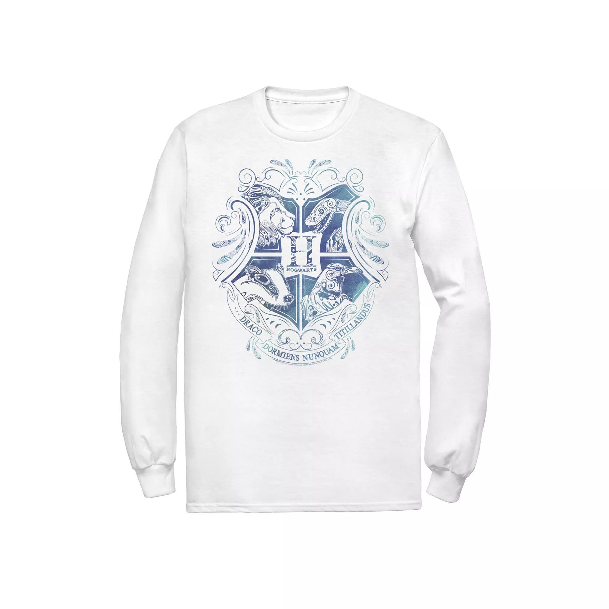 Men's Harry Potter Hogwarts House Badge Tee, Size: XXL, White Product Image
