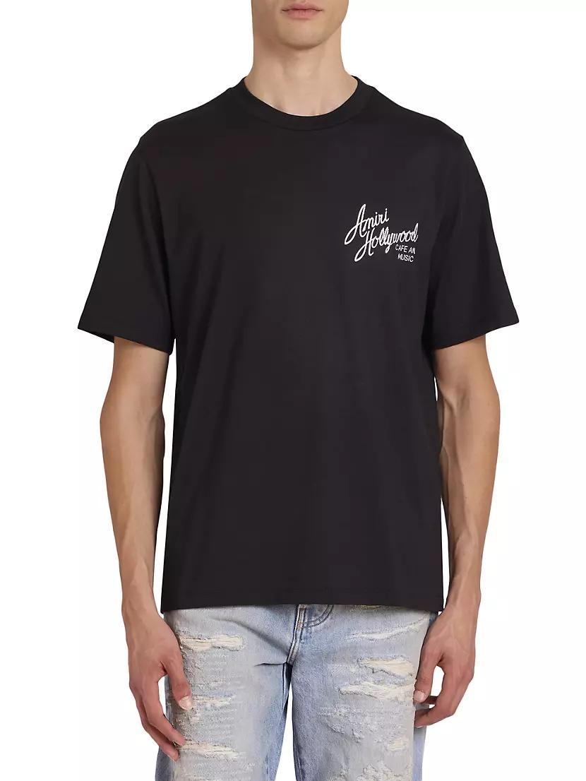 Hollywood Cotton Crewneck T-Shirt Product Image