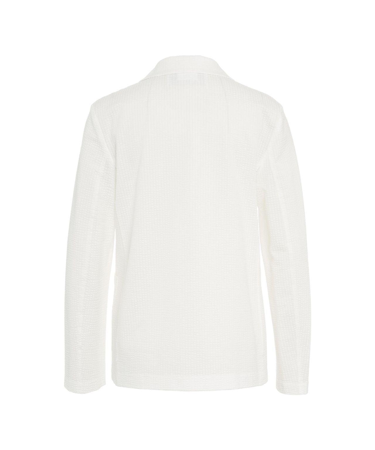 Single-breasted blazer with honeycomb structure Product Image