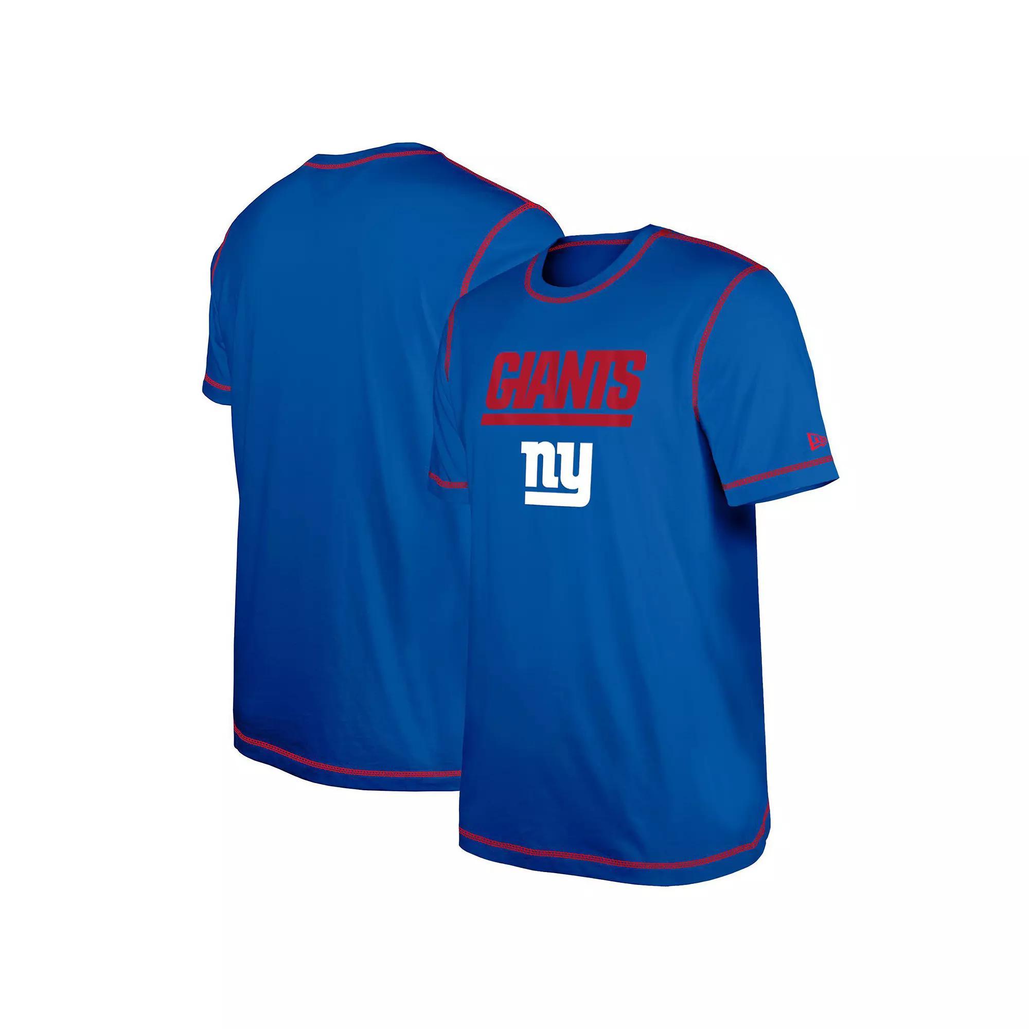 Men's New Era  Royal New York Giants Third Down Puff Print T-Shirt, Size: 2XL, Blue Product Image