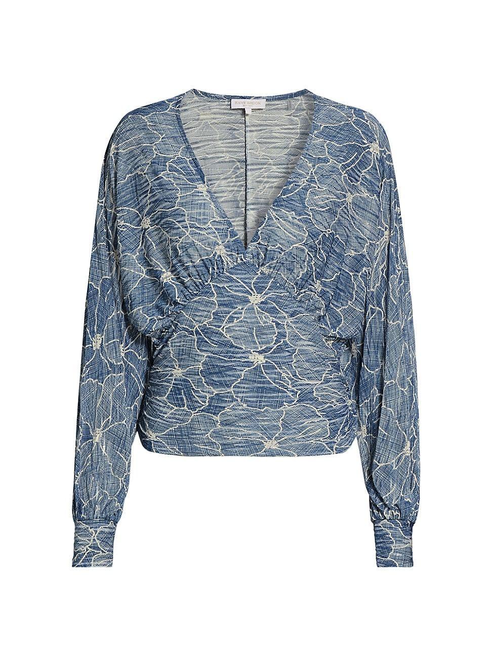 Womens Randie Floral Stretch Dolman Top Product Image