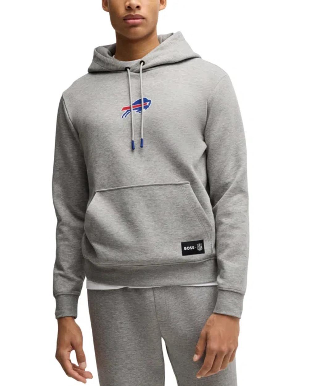 Unisex Hugo Boss Heather Gray Los Angeles Rams Woodson Tri-Blend Hoodie, Adult Unisex, Size: XL, Grey Product Image