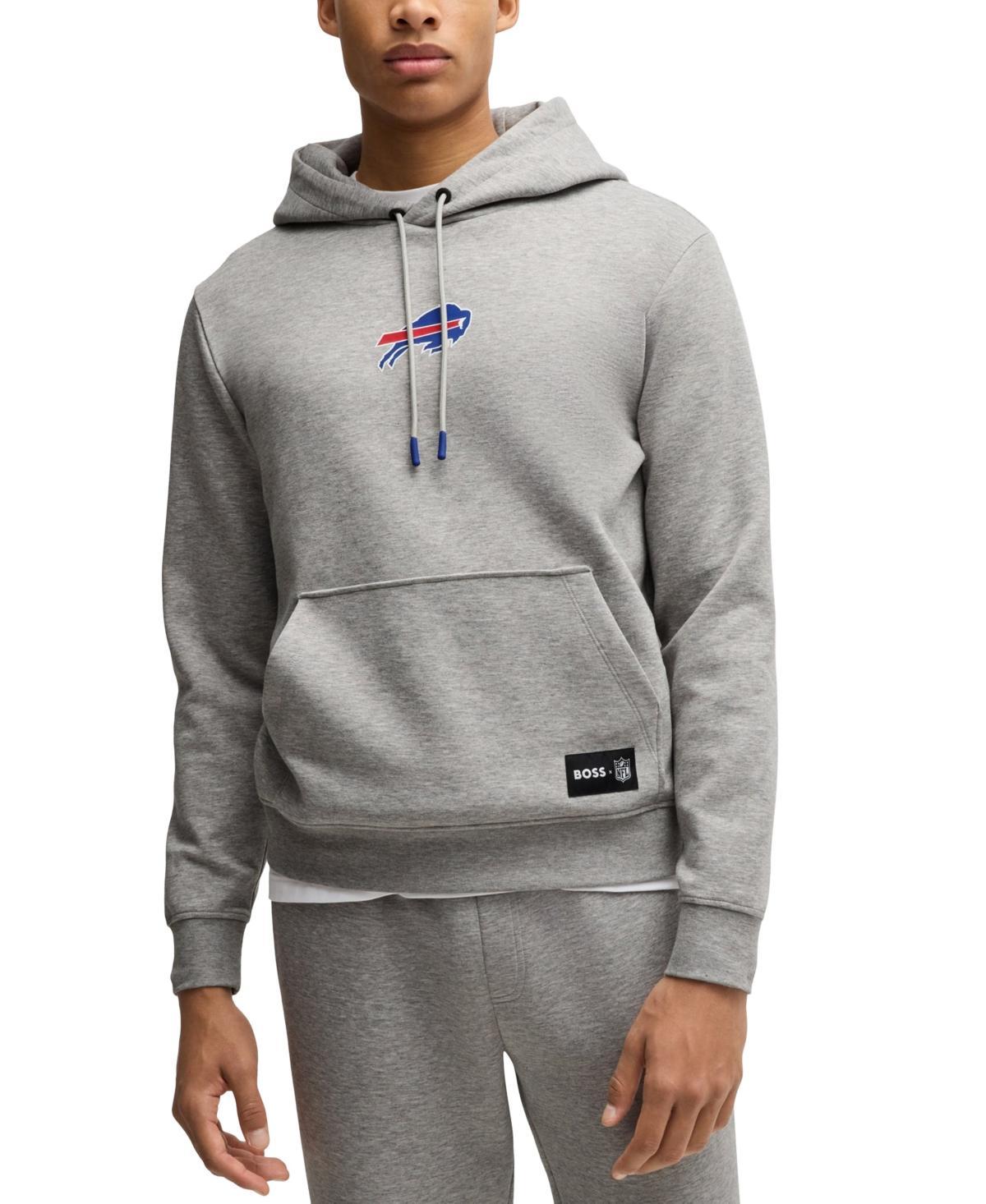 Unisex Hugo Boss Heather Gray Los Angeles Rams Woodson Tri-Blend Hoodie, Adult Unisex, Size: XL, Grey Product Image