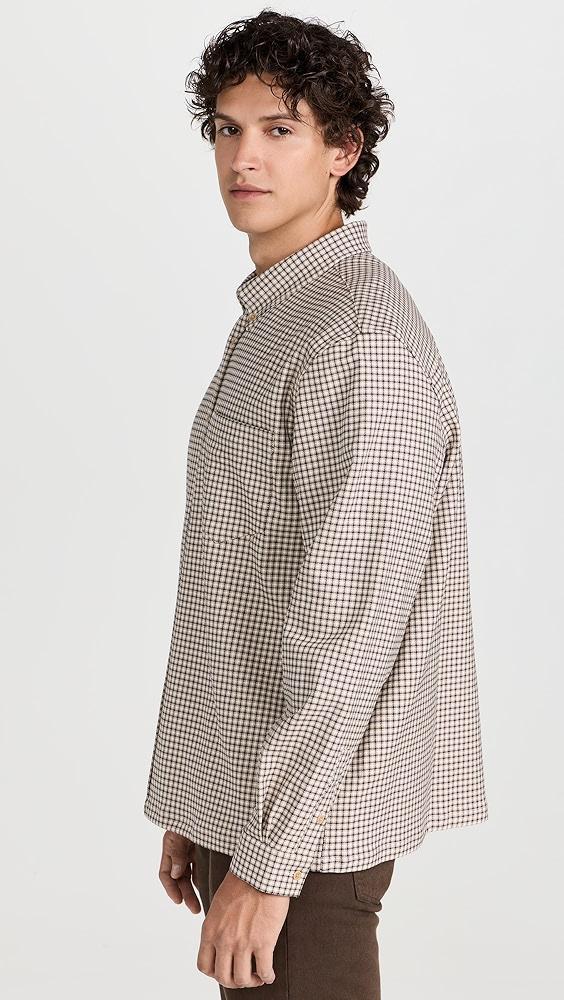 Lacoste Regular Fit Twill Button Down Polo | Shopbop Product Image