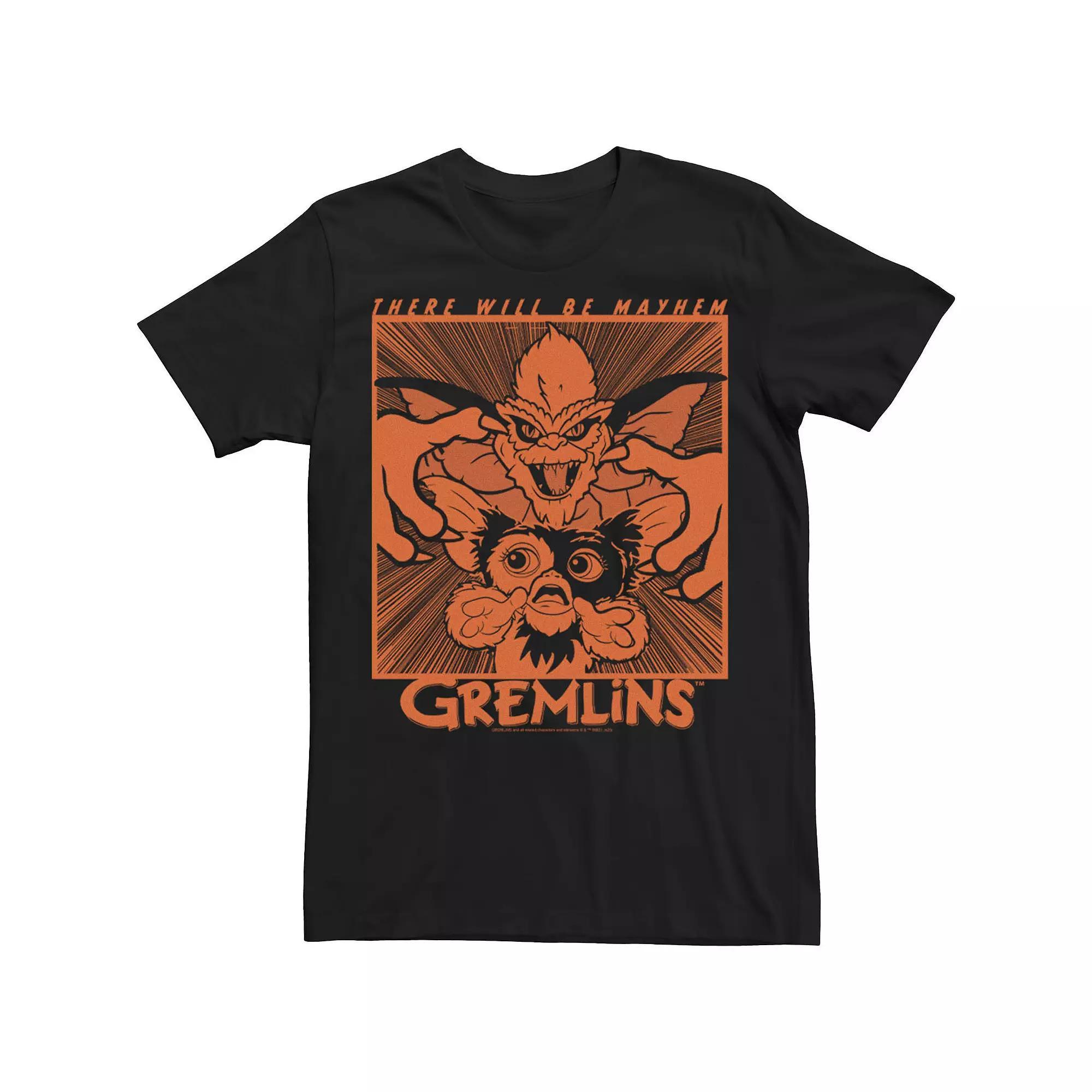 Men's Gremlins There Will Be Mayhem Tee, Size: XXL, Black Product Image