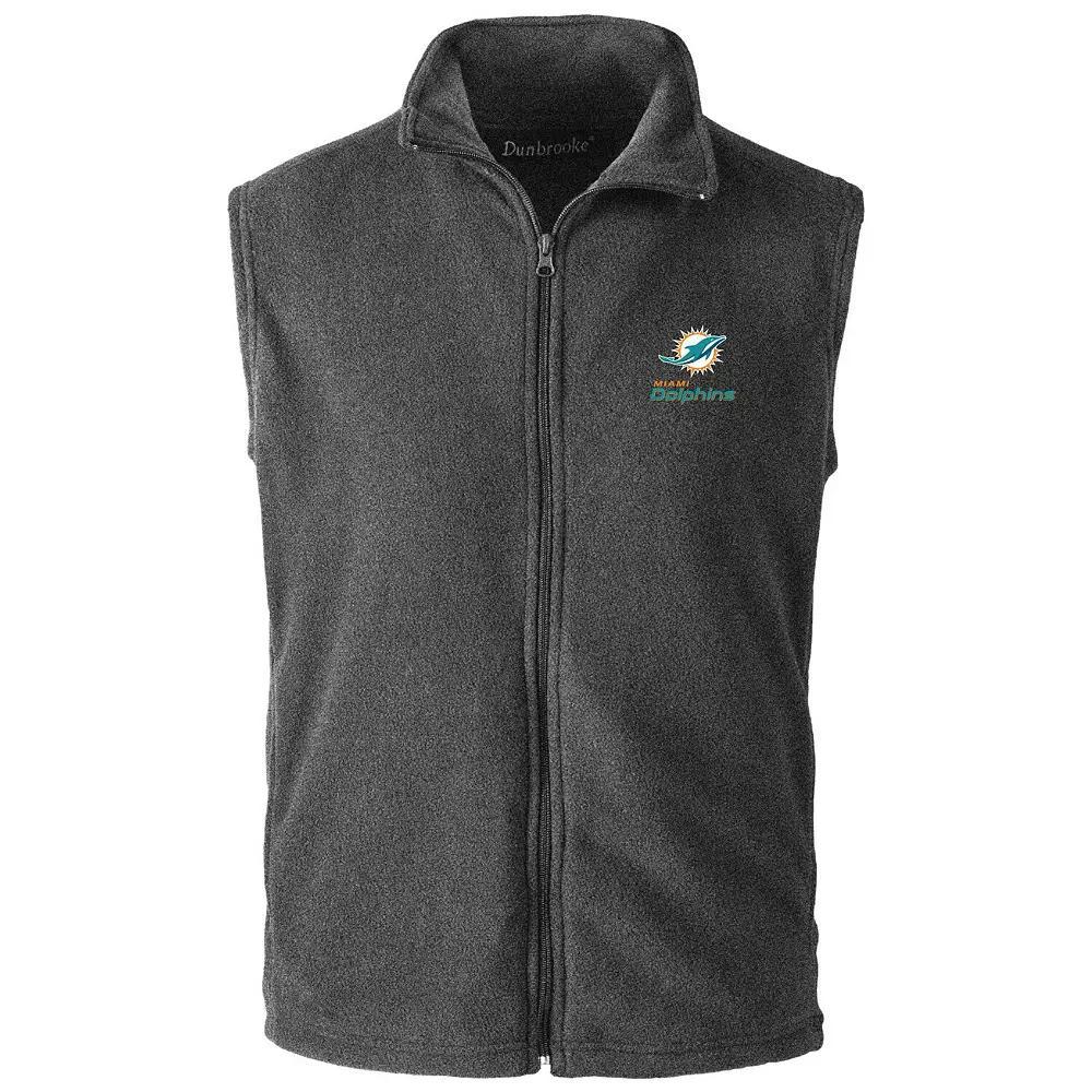 Mens Gray Philadelphia Eagles Houston Fleece Full-Zip Vest Product Image
