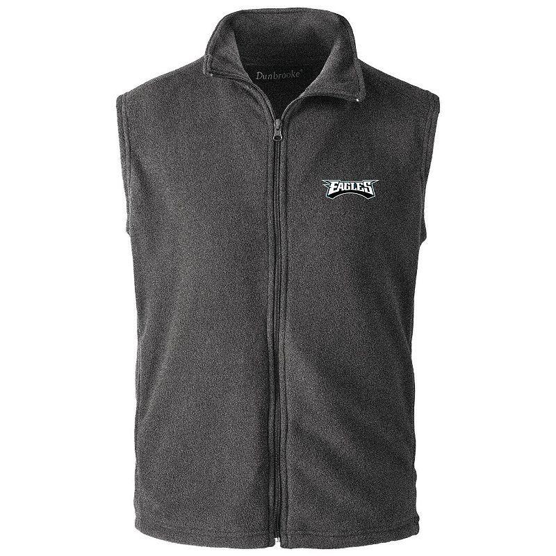 Mens Gray Philadelphia Eagles Houston Fleece Full-Zip Vest Product Image
