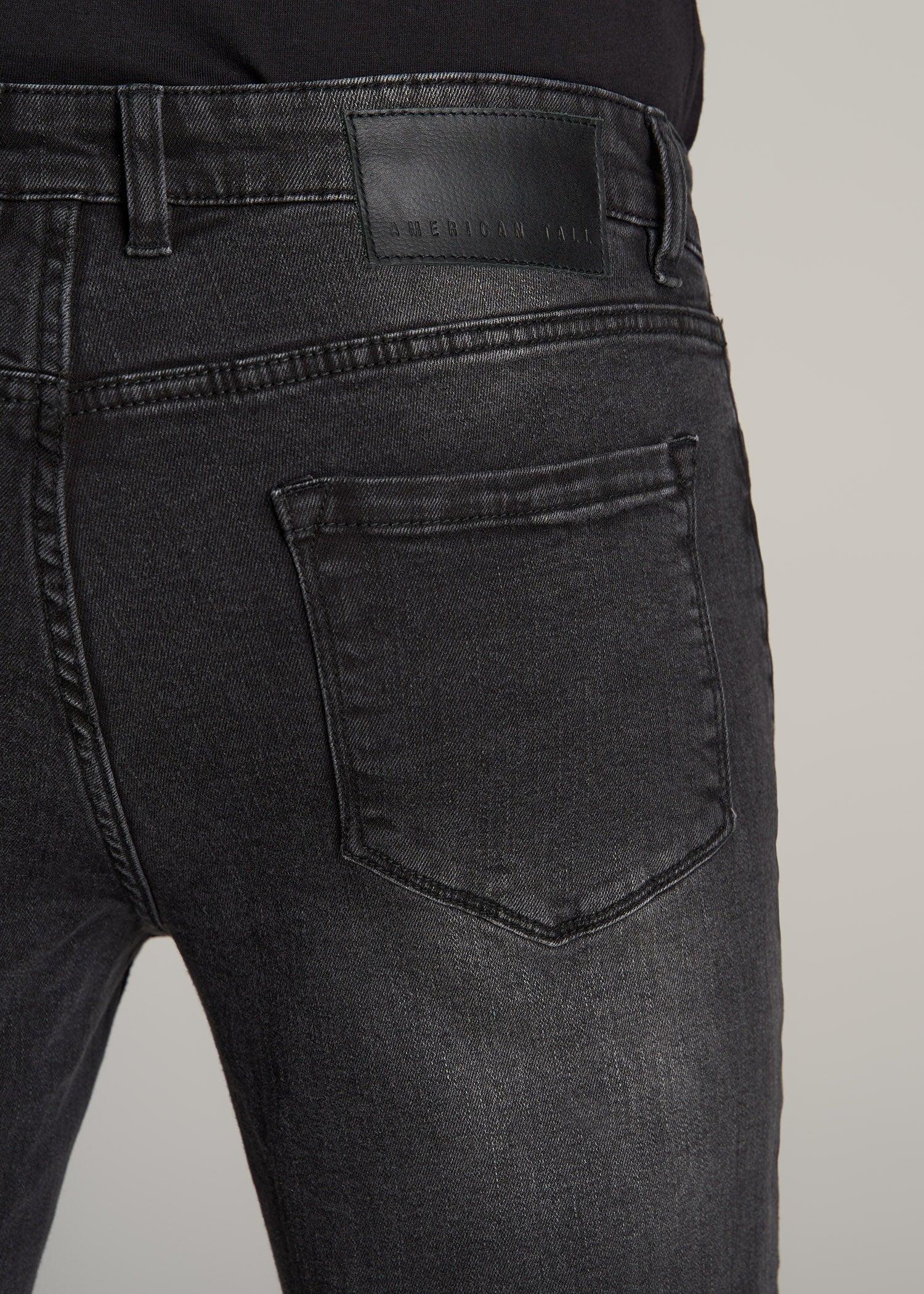 Dylan Slim Fit Jeans for Tall Men in Dark Smoke Product Image