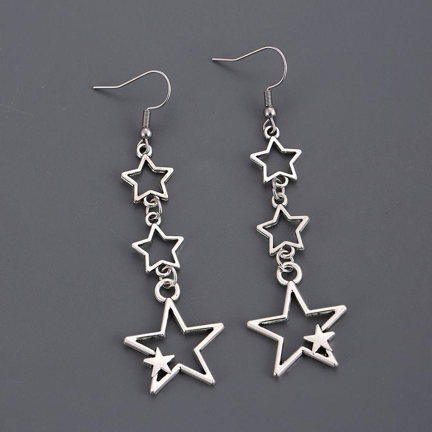 Star Alloy Dangle Earring / Necklace / Set Product Image