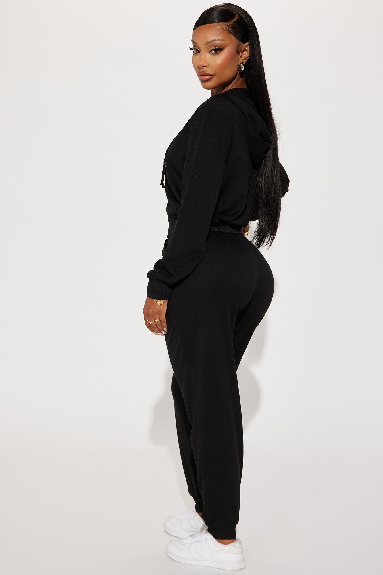 Classic Vibe Jogger Set - Black Product Image
