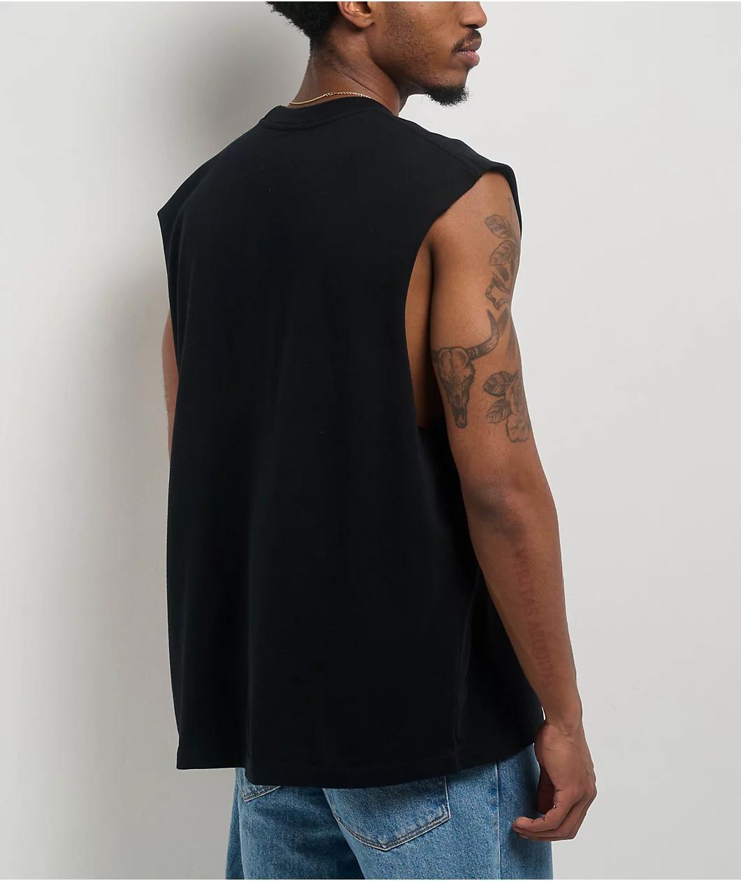 Mike Tyson Sawed Off Hands Black Tank Top Product Image