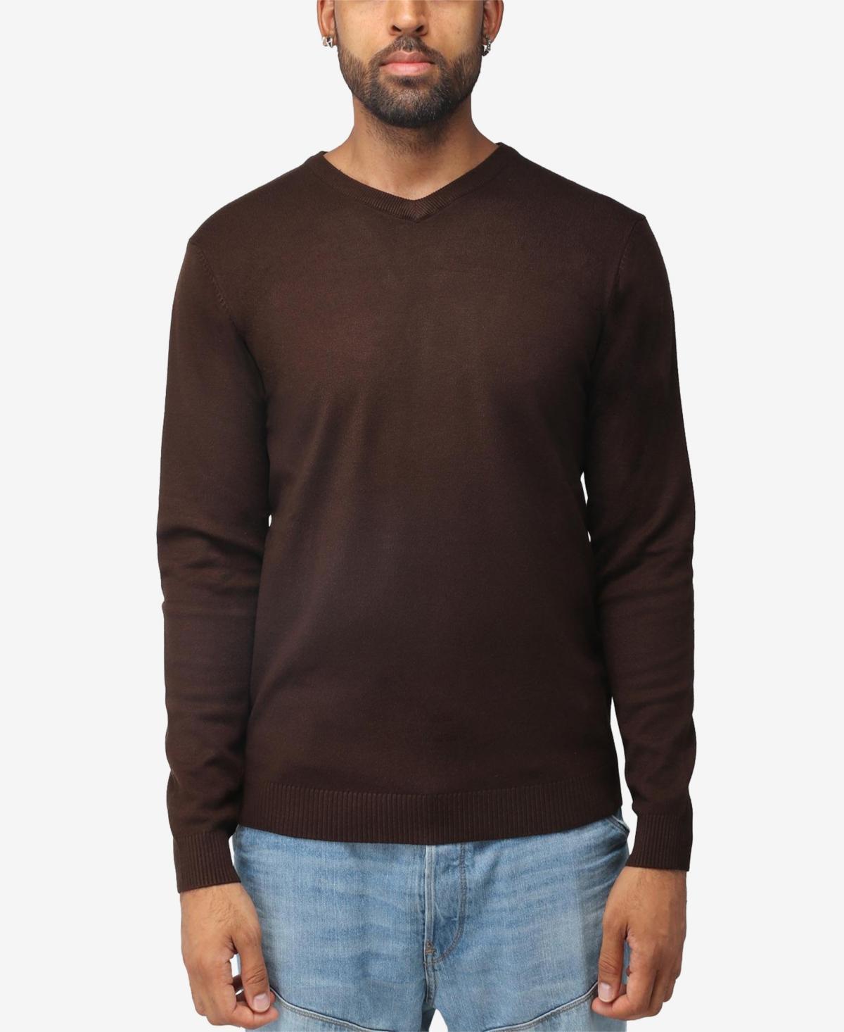 Men's Xray Fitted V-Neck Sweater, Size: XXL, Oatmeal Product Image